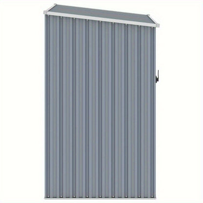 Tuinhuisje – Gereedschapsschuur – Berging – Tuinberging – Opberghuis – Grijs – Gegalvaniseerd Staal – 87x98x159 cm – Weerbestendig – Lichtgewicht En Verplaatsbaar