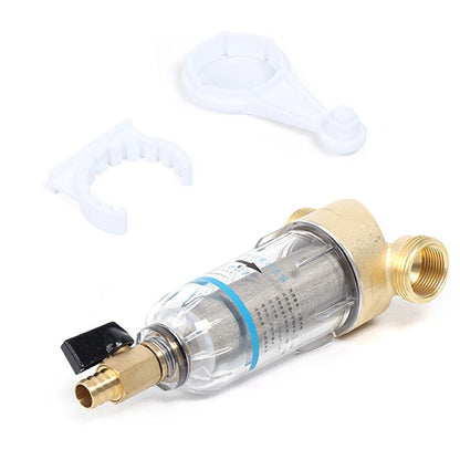 Voorfilter – Voorfilterwater – Waterfilter – Sedimentfilter – Roestvrijstalen Filter – Filterprecisie 40 Micron – Inlaatdiameter 86 mm