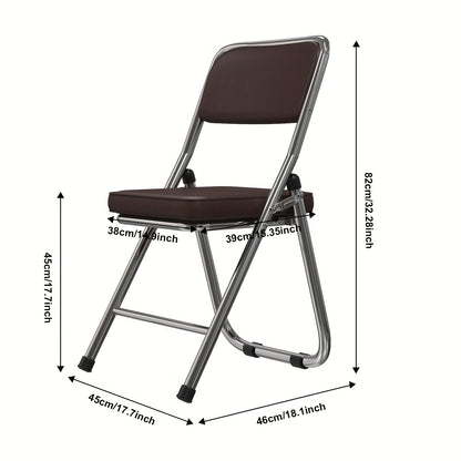 PU Stoelen – Vergaderstoelen – Bureaustoelen – Kantinestoelen – Conferentiestoelen – Set Van 4 – Ergonomisch Comfort – Ruimtebesparend & Lichtgewicht