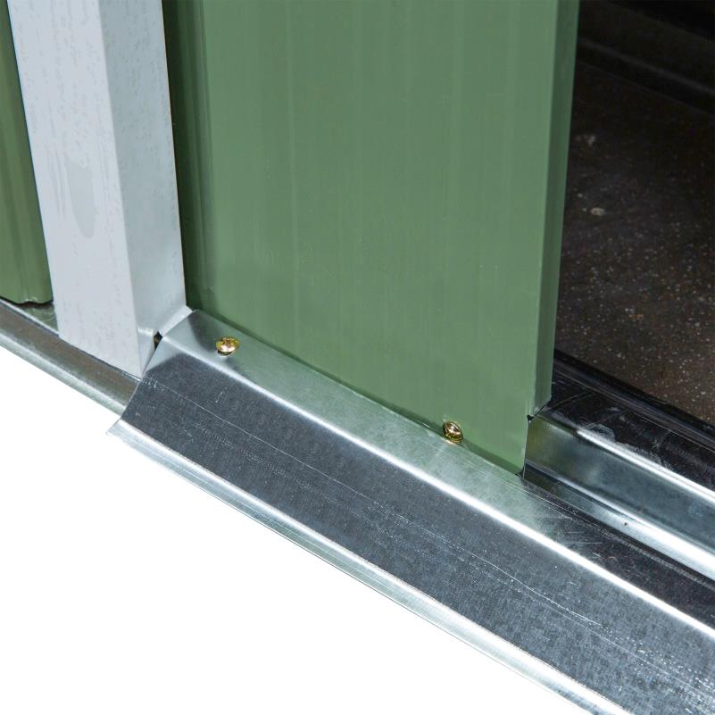 Tuinhuisje – Tuinschuur – Berging – Gereedschapshuis – Opberghuisje – Gegalvaniseerd Staal – Schuifdeur Met Ventilatieraampje – Compact 213x130x159 cm – Weerbestendig Met Schuin Dak