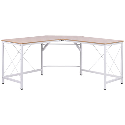 Hoekbureau – Bureau – Computerbureau – Werktafel – Hoektafel – L-vormig Design – Melamine MDF – 150x150x76 cm – Waterbestendig – Verstelbare Poten