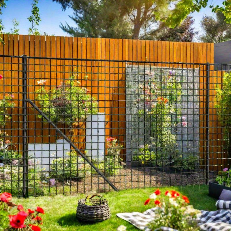 Schutting – Tuinschermen – Hekwerk – Tuinhek – Omheining – Verzinkte Staalketen – 1,8 Meter Hoog – Roestbestendig & Eenvoudige Montage