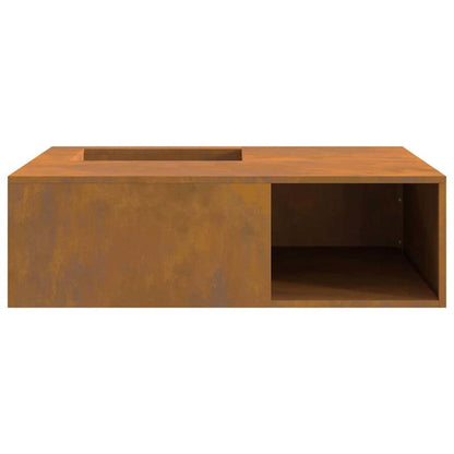 Grote Vuurschaal – Tuinhaard – Buitenhaard – Vuurkorf – Terrashaard – Houtgestookt – 100x100x30 cm – Poedercoated Staal – Assemblage Vereist