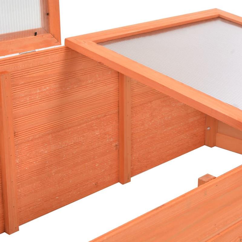 Kweekkas – Tuinkas – Broeikas – Plantenkas – Mini Kas – Houten Constructie – Compact 100x50x34 cm