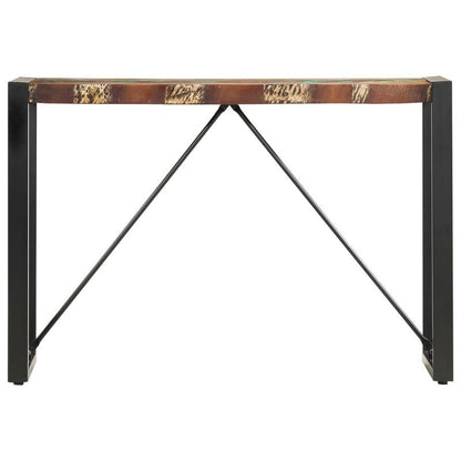 Console Table 110x35x76 cm Solid Reclaimed Wood/Console Table/Desk/Side Table/Garden Table/Phone Table. This sturdy material table is both practical and decorative, perfectly complementing your decor. The surface is ideal for