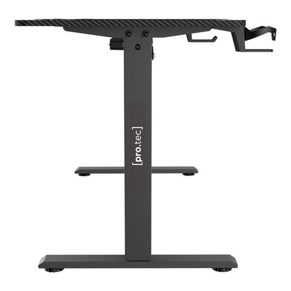 Verstelbaar Bureau – Zit-Sta Bureau – Elektrisch Bureau – Ergonomisch Bureau – Wit 140x60 cm – Traploos Verstelbaar 72-117 cm – Geheugenfunctie