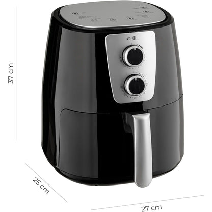 Airfryer – Heteluchtfriteuse – Luchtfriteuse – Airfryer Oven – Friteuse – 5,2 Liter Inhoud – Instelbare Thermostaat Tot 200°C