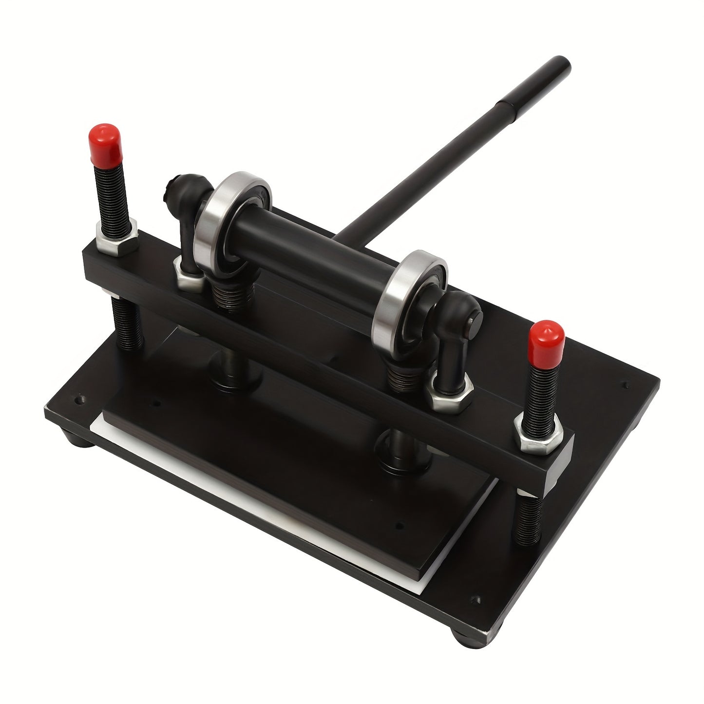 Leren Snijmachine – Handmatige Stansmachine – Embossing Machine – Press Cutter – Faux Leather Cutter – Zwart – Verstelbare Druk – Stabiele Constructie