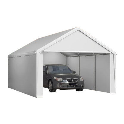 Opslagtent – Schuurtent – Garagetent – Tuinberging – Weidetent – 4x6 Meter – Stevig Metalen Frame – Verwijderbare Zijwanden