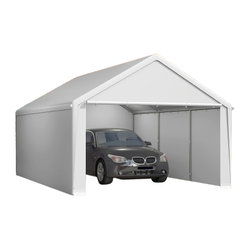 Opslagtent – Schuurtent – Garagetent – Tuinberging – Weidetent – 4x6 Meter – Stevig Metalen Frame – Verwijderbare Zijwanden