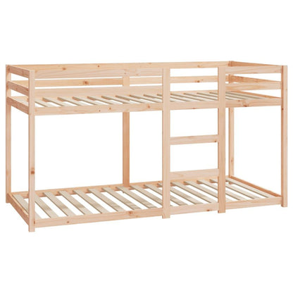 Stapelbed Zonder Matras – Halfhoogslaper – Kinderbed – Bedbank – Bunkbed – Massief Grenen Hout – Geschikt Voor Matras 90x200 cm