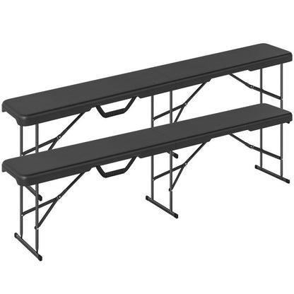 Campingbank – Outdoor Bank – Kampeerbank – Tuinbank – Picknickbank – Draagvermogen 240 kg – Lichtgewicht & Robuust A-frame