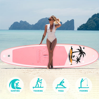 Paddleboard Roze Coconut Shoal – Stand Up Paddleboard – SUP – Watersport Board – Inflatable Board – Lichtgewicht – Duurzaam PVC