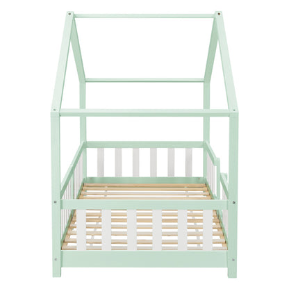 Kinderbed – Kinderbedje – Bedje – Peuterbed – Jongensbed – 70x140 cm – Massief Dennenhout – Valbescherming