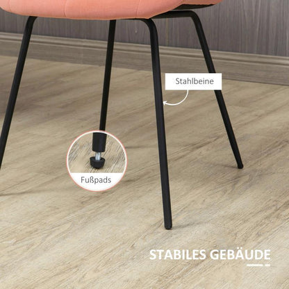 Eetkamerstoelen – Stoelen – Kuipstoelen – Woonkamerstoelen – Keukenstoelen – Vintage Design – Velvet Bekleding – Metalen Poten – Comfortabele Rugleuning