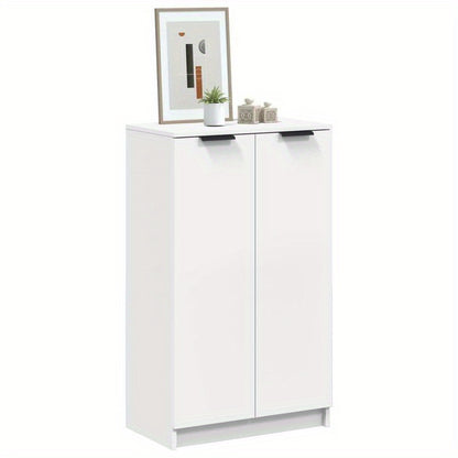 Schoenenkast – Schoenenrek – Schoenenopberger – Halmeubel – Schoenenbankje – Wit – Compact 59x35x100 cm – Duurzaam Hout