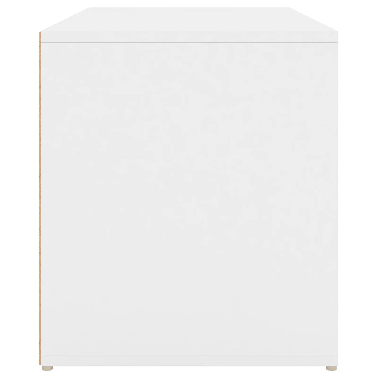 Bankje – Halbank – Zitbank – Schoenenbank – Vensterbank – Wit Gelamineerd Hout – Compact 80x40x45 cm