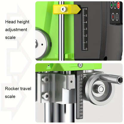Boormachine – Accuboormachine – Klopboormachine – Schroefmachine – Tafelboormachine – Borstelloze Motor 400W – Variabele Snelheid 1,5-13mm Boordiameter