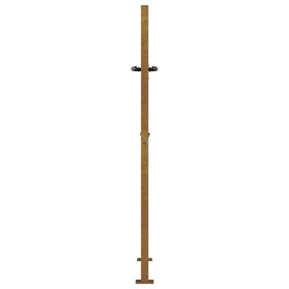 Tuinafscheiding – Tuinscherm – Schutting – Buitenmuur – Cortenstaal Bruin – Graspatroon – 105x155 cm – Weerbestendig