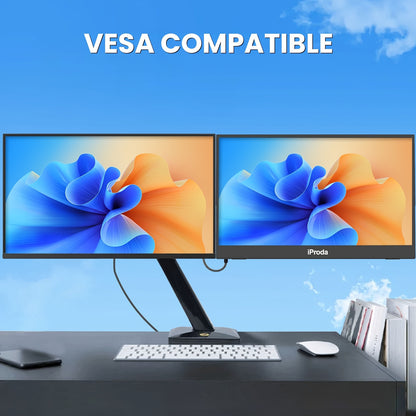 Portable Monitor – Extra Scherm – Tweede Beeldscherm – Laptop Monitor – Gaming Monitor – 18,5 Inch – 120Hz Refresh Rate – 100% sRGB Kleurruimte