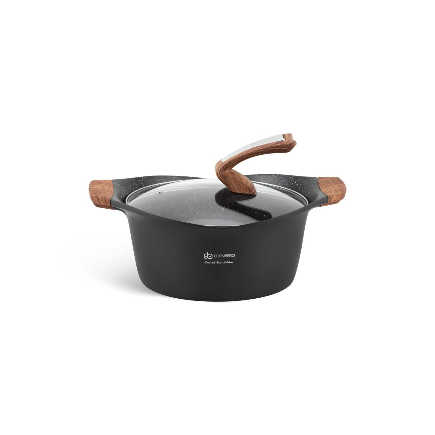 15-Delige Pannenset – Kookpotten – Kookpannen – Inductiepannen – Braadpannen – Inductiegeschikt – Marmeren Non-Stick Coating – Aluminium Met Softgrip Handvatten