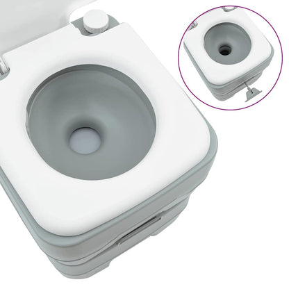 Campingtoilet – Mobiel Toilet – Draagbaar Toilet – Toiletemmer – Camping WC – Inclusief Handwasstation – Compact & Lichtgewicht – Duurzame Waterbestendige Kunststof
