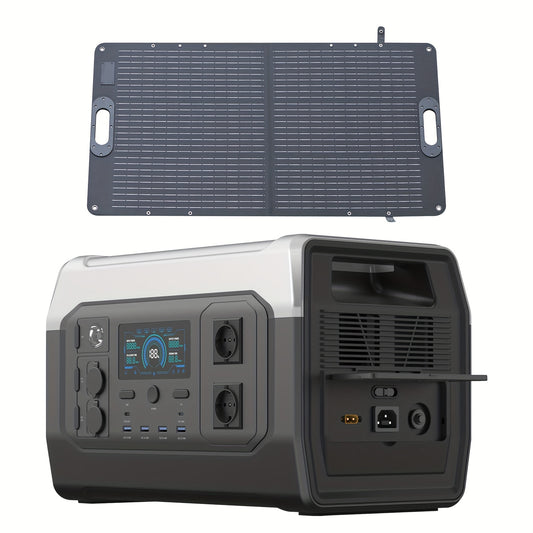 Solar Generator – Zonne-Generator – Draagbare Stroomvoorziening – Powerbank – Back-Up Energie – 1024 Wh Capaciteit – 1800W Piekvermogen