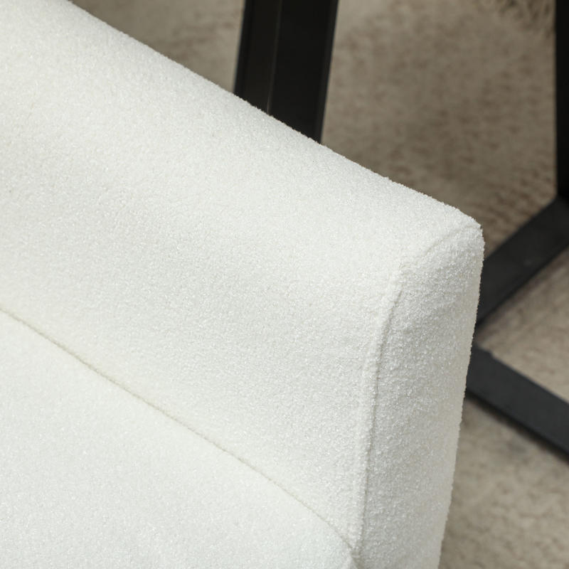 Fauteuil – Wingback Stoel – Gestoffeerde Stoel – Houten Poten – Button Tufting – Ergonomische Zitkussens – Draagt Maximaal 135 kg