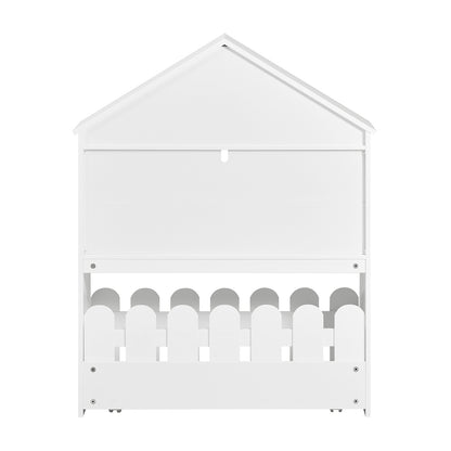 Boekenkast – Boekenrek – Vakkenkast – Opbergkast – Kinderboekenkast – MDF Wit – 91x30x114 cm – Draagvermogen 25 kg