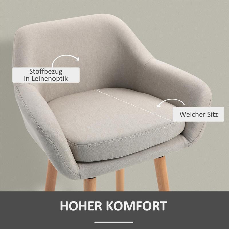Fauteuil – Relaxstoel – Loungestoel – Eetkamerstoel – Woonkamerstoel – Comfortabel Schuim – Duurzaam Materiaal