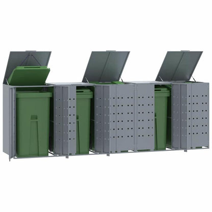 Vuilcontainer – Afvalbak – Buitenbak – Prullenbak – Container – Zware Stalen Constructie – Extra Grote Capaciteit 345x79x117 cm