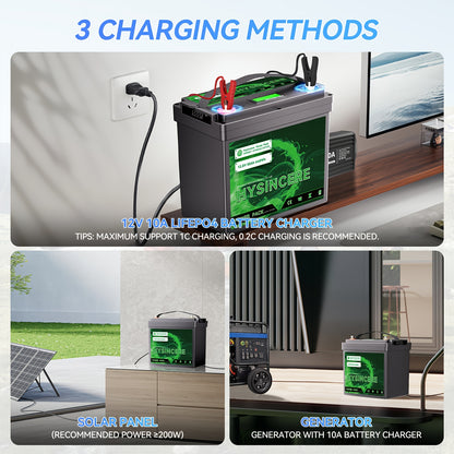 12,8V LiFePO4 Accu – Lithium Accu – Camper Accu – Noodaccu – Solar Accu – 2-Pack 50Ah – 50A BMS Bescherming – Meer Dan 3000 Levenscycli