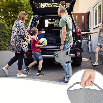Krik – Hefplateau – Autokrik – Garagekrik – Potkrik – Set Van 4 – Stalen Constructie – 500 Kg Draagvermogen Per Plateau