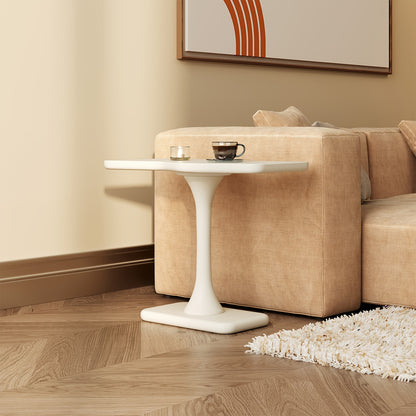 Salontafel – Bijzettafel – Koffietafel – Nachttafel – Sidetable – Melkwit – Compact Formaat – Duurzaam Hout
