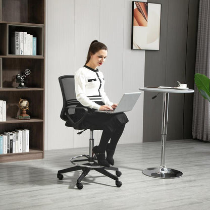 Ergonomische Bureaustoel – Kantoorstoel – Computerstoel – Directiestoel – Desk Chair – Verstelbare Hoogte – Ademend Mesh & Metalen Frame