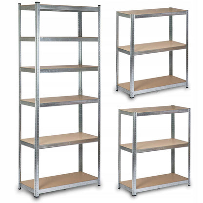 Opbergrek – Stellingkast – Opbergkast – Magazijnrek – Rek – Metalen Frame – 220x90x40 cm – 6 Planken – Draagkracht 900 kg