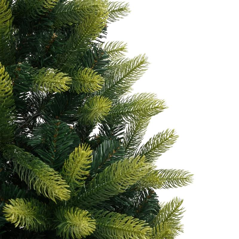 180cm (5'10") Foldable Artificial Christmas Tree with Hinges & Stand - Heavy-Duty Base, Easy Assembly, Sturdy Floor Decoration for Home, Office, Hotel Lobby - Space-Saving Design, No Needed, Lightweight & Sturdy Construction,