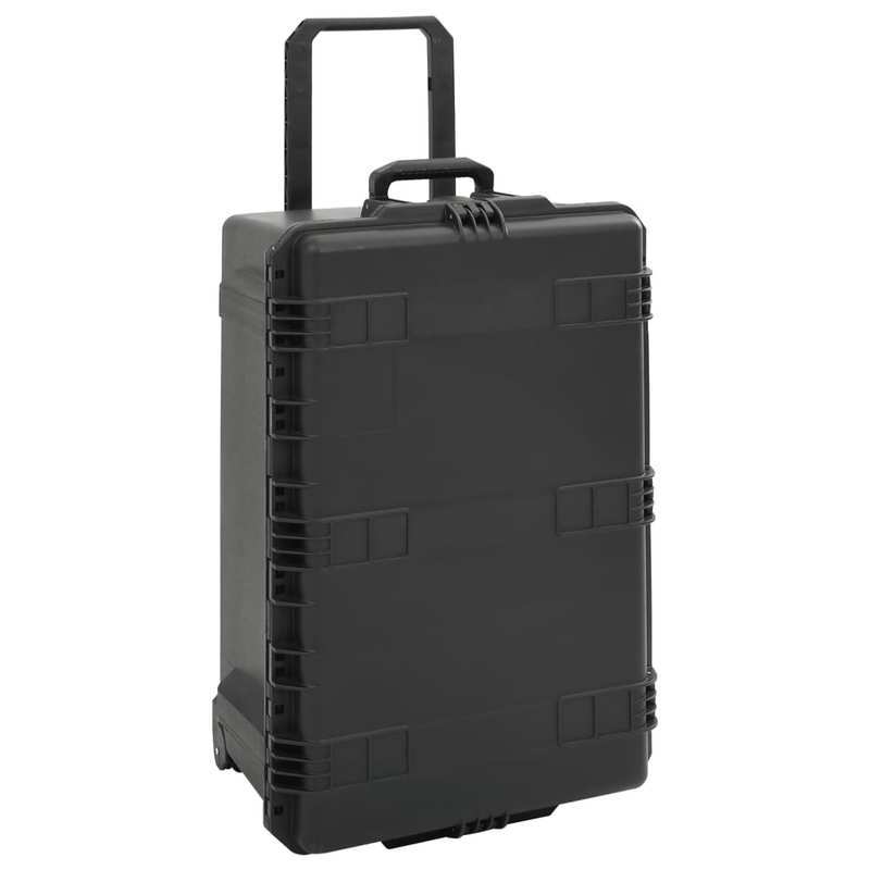 Flightcase – Opbergkoffer – Transportkoffer – Reiskoffer – Opbergbox – Stevig Polypropyleen & ABS – Ruim 79,5x52x39 cm Met Schuimrubberen Binnenkant