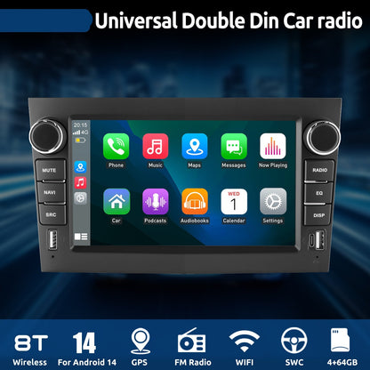 Autoradio – Autoradio Draadloos – CarPlay Radio – Android Auto Radio – Auto Multimedia Systeem – 7 Inch IPS Touchscreen – Draadloze CarPlay & GPS Navigatie