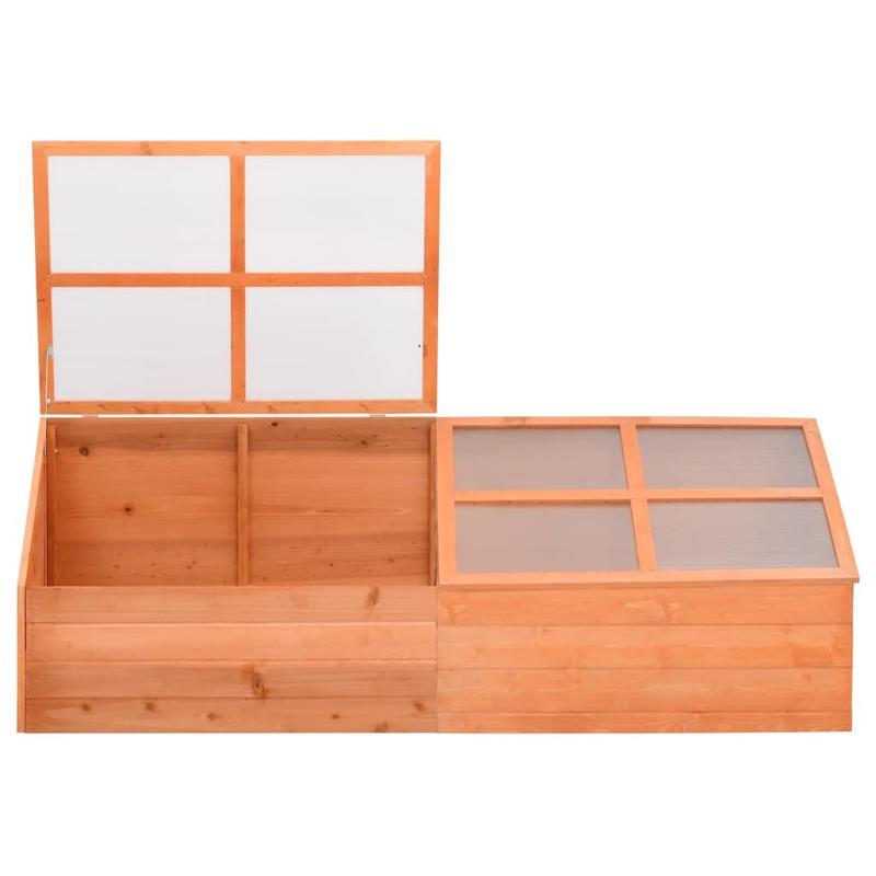 Houten Kweekkas – Tuinkas – Kas – Serre – Kweekhuis – Duurzaam Hout – Compact Formaat 180x57x62 cm