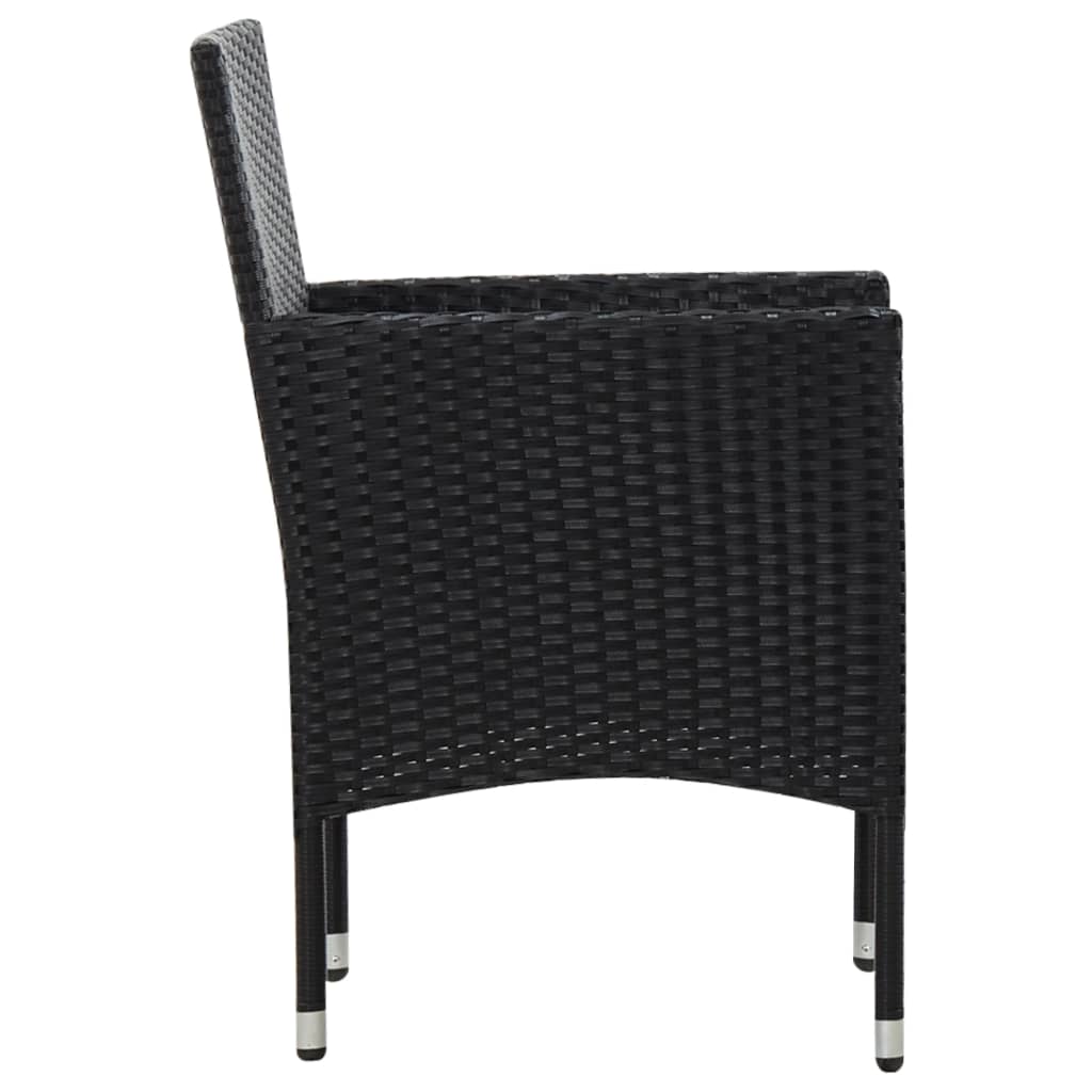 Loungeset – Tuinmeubelset – Zitgroep – Balkonset – Loungemeubel – Polyrotan – 5-Delig – Inclusief Comfortabele Kussens