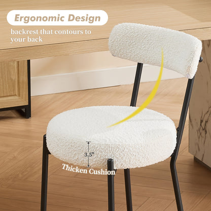 Barkrukken – Barstoelen – Keukenstoelen – Huisbarstoelen – Barkrukken Met Rugleuning – Set Van 2 – Stevig Metalen A-Frame – Comfortabele Gecushionde Zitting – Zithoogte 66 cm