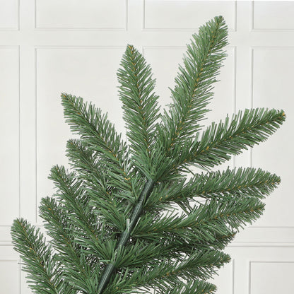 210 cm Artificial PVC Fir Tree | Stable Cross Base, Easy to Assemble, Ideal for Christmas Celebrations, Classic Style by SALCAR