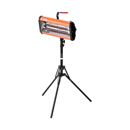 Verf Drooglamp – Infrarood Lamp – Verf Droger – Auto Drooglamp – Drooglamp Staand – 2000W Vermogen – Verstelbare Lampkop