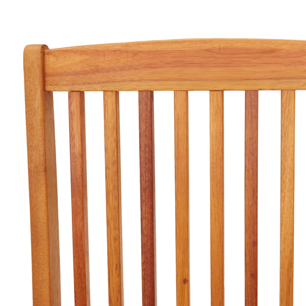 Vouwstoel Tuinstoel Klapstoel Balkonstoel Terrasstoel – Met Armleuning – Massief Eucalyptus Hout – Weerbestendig & Comfortabel