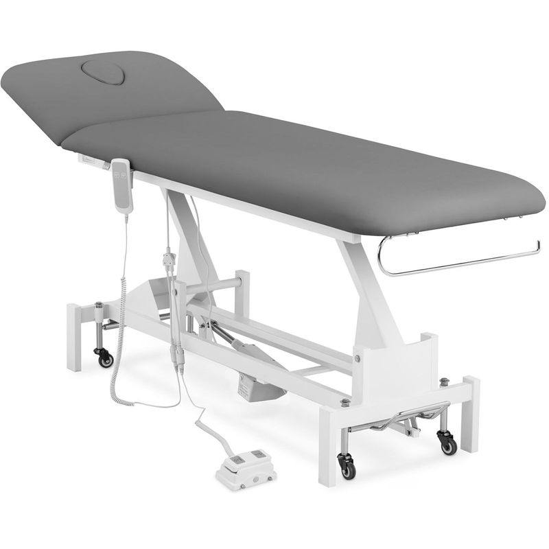 Massagetafel – Elektrische Behandelingstafel – Massagebank – Fysiotherapietafel – Wellness Tafel – Verstelbare Hoogte 44-90 cm – Draagkracht 200 kg – Comfortabele Ecoskin Bekleding