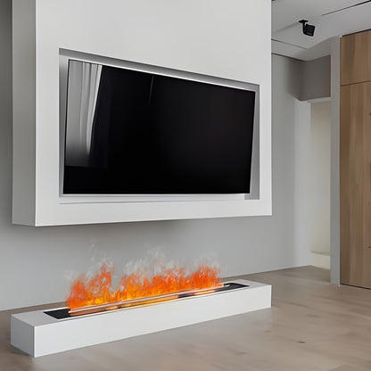 3D Elektrische Open Haard – Elektrische Haard – Sfeerhaard – Wandhaard – Mistverneveling Haard – 100 cm – LED Vlammen Met Mist Effect – Luchtbevochtiging Met Timer
