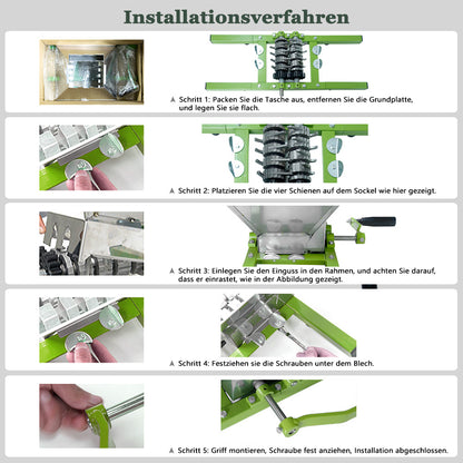 Handmatige Juicer – Fruitpers – Citruspers – Sapcentrifuge – Slowjuicer – 7 Liter Grote Inhoud – Robuust Metalen Ontwerp – Eenvoudig Schoon Te Maken