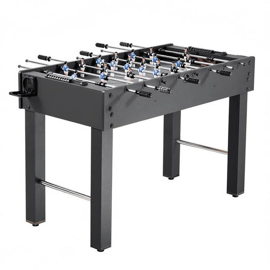 Tafelvoetbaltafel – voetbalspel – kicker – tafelspel – tafelvoetbal – Full-Size – Houten Constructie – Scoretellers & Bekerhouders