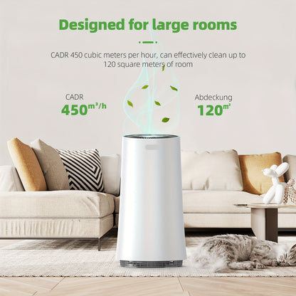 Luchtreiniger – Luchtzuiveraar – HEPA Filter – Allergiezuiveraar – Rookfilter – 4-in-1 Filtertechnologie – Geschikt voor 60 m² – Stil en Timerfunctie